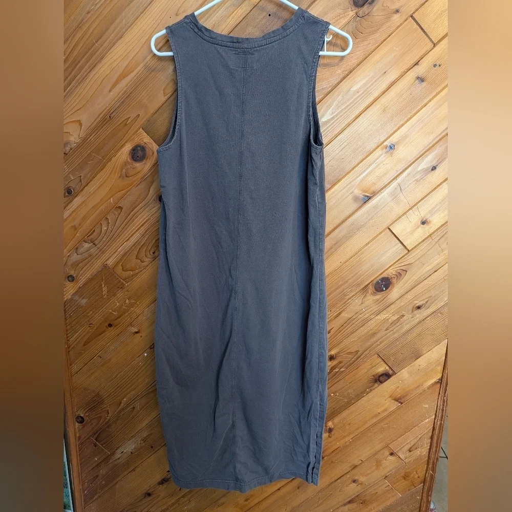 Pact Sleeveless Charcoal Midi Dress Medium - Picture 4 of 4